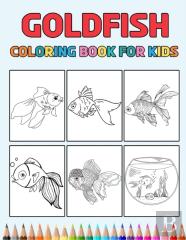 Goldfish Coloring Book For Kids