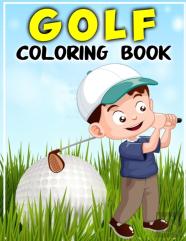 Golf Coloring Book