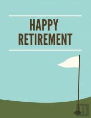 Golf Retirement Guest Book (Hardcover)