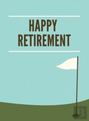 Golf Retirement Guest Book (Hardcover)