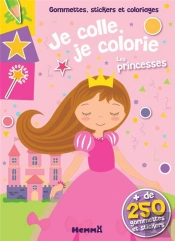 Gommettes, Stickers Et Coloriages ; Je Colle, Je Colorie Les Princesses