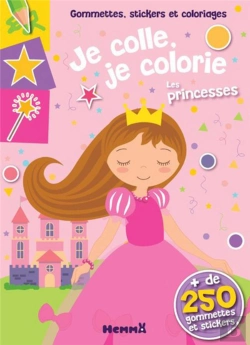 Bertrand.pt - Gommettes, Stickers Et Coloriages ; Je Colle, Je Colorie Les Princesses