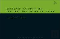 Good Faith In International Law