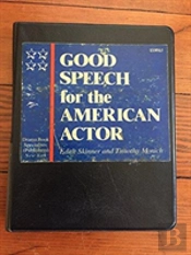 Good Speech For The American Actor