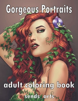 Bertrand.pt - Gorgeous Portraits Adult Coloring Book