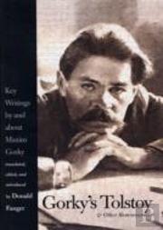 Gorky'S Tolstoy And Other Reminiscences