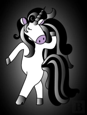 Goth Unicorn Sketchbook