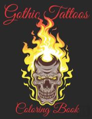 Gothic Tattoos Coloring Book