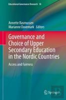 Governance And Choice Of Upper Secondary Education In The Nordic Countries