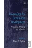 Governance For Sustainable Development