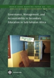 Governance, Management, And Accountability In Secondary Education In Sub-Saharan Africa