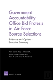Government Accountability Office Bid Protests In Air Force Source Selections