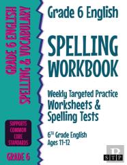Grade 6 English Spelling Workbook