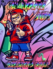 Graffiti Art Coloring Book