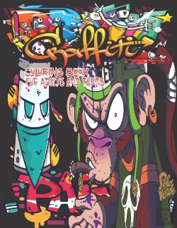 Bertrand.pt - Graffiti Coloring Book For Adults And Teens