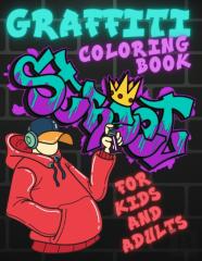 Graffiti Coloring Book For Kids And Adults
