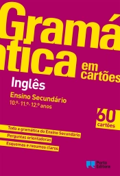 Gramática em cartões - Livro Inglês - Ensino Secundário