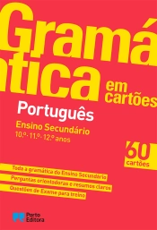 Gramática em cartões - Livro Português - Ensino Secundário