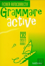 Grammaire Active ; Ce2 ; Fichier Autocorrectif