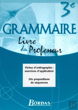 Bertrand.pt - Grammaire Bordas 3eme Guide Du Professeur 2003