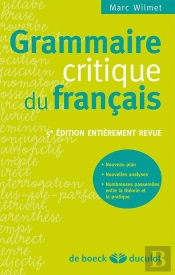 Grammaire Critique Du Français