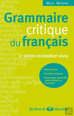 Bertrand.pt - Grammaire Critique Du Français