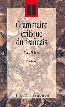 Bertrand.pt - Grammaire Critique Du Français