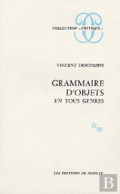 Grammaire D'Objets En Tous Genres
