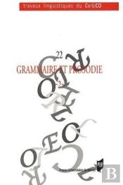 Grammaire Et Prosodie T.2