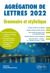 Grammaire Et Stylistique - Agregation De Lettres 2022