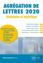 Grammaire Et Stylistique ; Agrégation De Lettres (Édition 2020)
