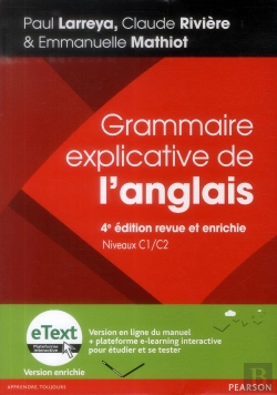 Bertrand.pt - Grammaire Explicative De L'Anglais, 4e Edition Revue Et Enrichie + Etext Enrichi