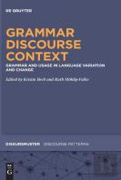 Grammar Â€“ Discourse Â€“ Context