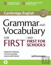 Grammar And Vocabulary For First And First For Schools Book With Answers And Audio