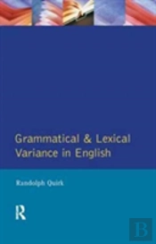 Grammatical And Lexical Variance In English