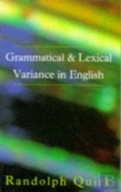 Grammatical And Lexical Variance In English