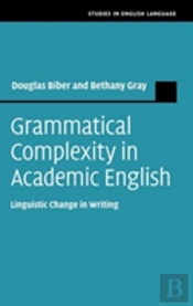 Grammatical Complexity In Academic English