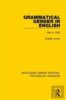 Grammatical Gender In English