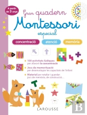 Gran Quadern Montessori Especial Concentracio, Atencio I Mem