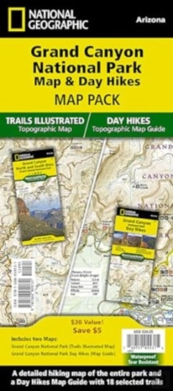 Bertrand.pt - Grand Canyon National Park Map And Day Hikes