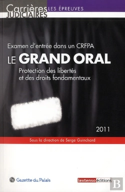 Bertrand.pt - Grand Oral-Examen D'Entree Dans Un Crfpa