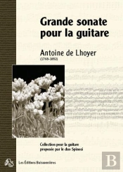 Grande Sonate Pour Guitare Opus 12 ; Partitions