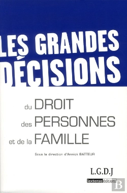 Bertrand.pt - Grandes Decisions Du Droit Des Personnes