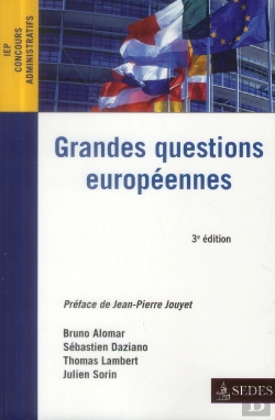 Bertrand.pt - Grandes Questions Européennes ; Concours Administratifs ; Iep (3e Édition)