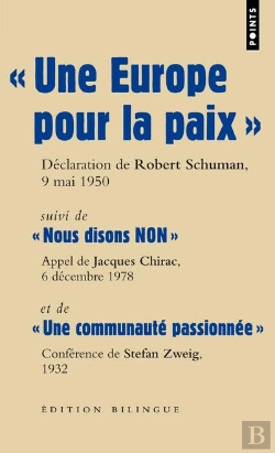 Bertrand.pt - Grands Discours : « Une Europe Pour La Paix »