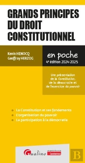 Grands Principes Du Droit Constitutionnel - Une Presentation Des Notions De Constitution, De Democra