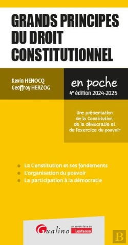 Bertrand.pt - Grands Principes Du Droit Constitutionnel - Une Presentation Des Notions De Constitution, De Democra