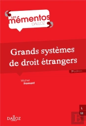 Grands Systèmes De Droit Étrangers (7e Édition)