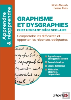 Bertrand.pt - Graphisme Et Dysgraphies Chez L'Enfant D'Âge Scolaire : Comprendre Les Difficultés Et Apporter Les Réponses Adéquates