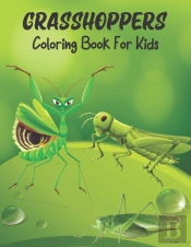 Grasshoppers Coloring Book For Kids